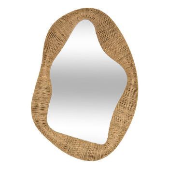 Espejo Sanoa Ovalado, 4,5 X 96,5 Cm, Color Beige - Atmosphera Createur D'interieur
