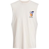 jack  jones camiseta tirantes 12253914 jortampa sleeveless tee ss crew neck buttercream para hombre