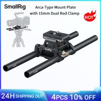 placa de montaje tipo arca smallrig con abrazadera de doble varilla de 15 mm placa base integrada universal arca-swiss con placa de liberacion rapida -6761