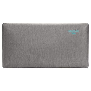 Almohada Flow Satisfaction 150 Cm. 100% Viscoelástica, Firmeza Medio-alta, Máxima Adaptabilidad Y Confort, Tacto Extra Suave, Funda Transpirable Gris Metalizada, Antiácaros Y Antibacterias Cecotec