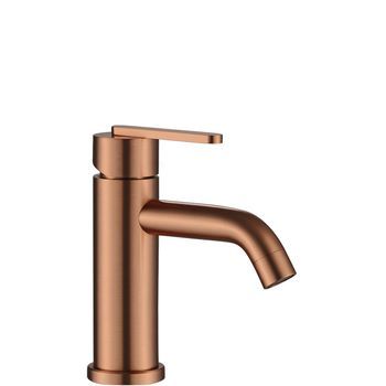 Grifo De Lavabo Rea Ontario Brush Copper Low