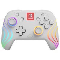 pdp afterglow wave mando inalambrico blanco para nintendo switcholed