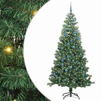 arbol de navidad  decoraciones de navidad con 300 led con soporte verde 240 cm pvc