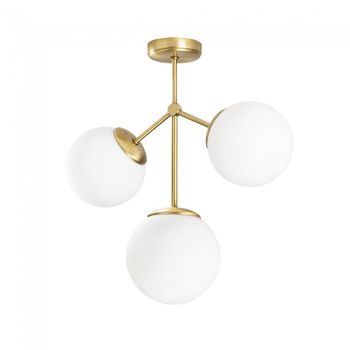 Plafón de techo mulen oro (3 luces)