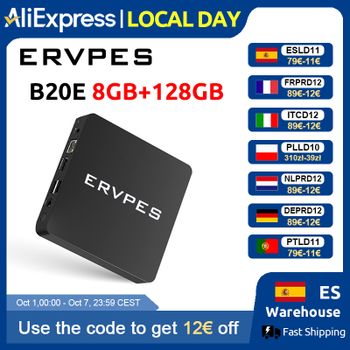 Mini PC ERVPES B20E, Windows 11 Pro, 8 GB de RAM, 128 GB de SSD, Intel 6500Y, computadora de escritorio compacta, Wi-Fi de doble banda, mini PC.