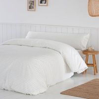 funda nordica tula beige percal algodon 100 200 hilos cama 180