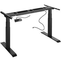 estructura para mesa denis 110-190x68x58-123cm - negro