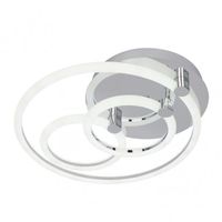 plafon 68w 3000k 4000k 6500k cromo alya 10x44x40cm 9180lm regulable memoria y c remoto marca fabrilamp