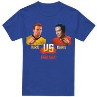 star trek camiseta kirk vs khan para hombre