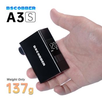 BSCOBBER Mini bomba eléctrica portátil para bicicleta inflador de neumáticos inalámbrico válvula Presta Schrader 120PSI accesorios de bicicleta A3S