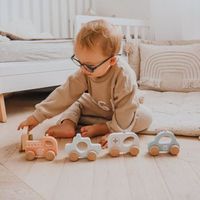 coche infantil de madera juegos de imaginacion - juguete de madera para bebe 12 meses coches helicoptero barco ambulancia camion de bomberos
