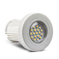 foco led piscina mini empotrable 5w ip68 12v ac 3000k aqualux