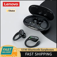 auriculares lenovo thinkplus xt80 inalambricos con bluetooth auriculares deportivos con reduccion de ruido auriculares estereo hifi para juegos y musica modo de espera prolongado