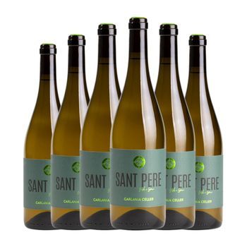 Carlania Vino Blanco Sant Pere D'ambigats Conca Crianza 75 Cl 11.5% Vol. (pack De 6 Unidades)