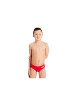 banador de natacion arena team swim briefs nino rojo