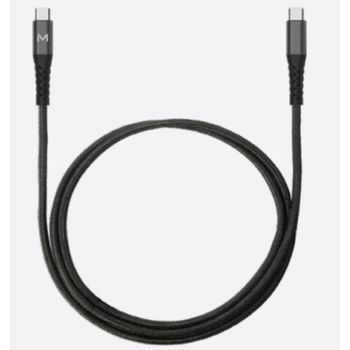 Cable USB C a USB C Mobilis 1 m Negro