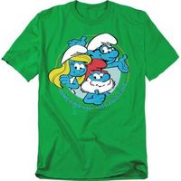 the smurfs camiseta all for one para mujer