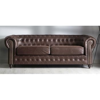 Sofa Chester 3p Tela Env. 210x90x75 Cms. 210x90x75 Cms