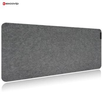 EXCO-alfombrilla de escritorio de fieltro grande, alfombrilla extendida para teclado y ratón, Base antideslizante, Protector suave para ordenador de escritorio, para videojuegos, oficina, hogar y