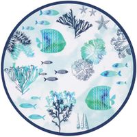 plato grande redondo con estampado marino 335 cm
