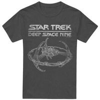 star trek camiseta deep space nine station para hombre