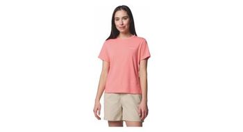 Camiseta tecnica columbia sun trek ii rosa para mujer