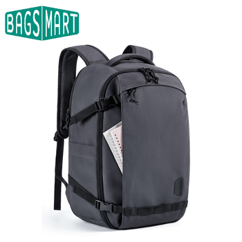 Mochila BAGSMART, mochila de equipaje de viaje de ocio de gran capacidad para mujer, bolsa impermeable para ordenador portátil, mochila escolar para estudiantes