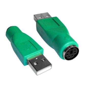 Adaptador Ps2 A Usb M/h Verde