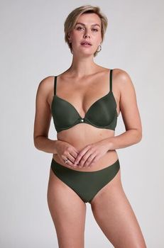 Hunkemöller Invisible Tanga Lace Back Verde