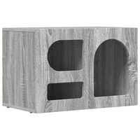 mueble de tv elst 60 x 35 x 40 cm gris sonoma vidaxl