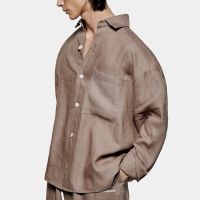 mki miyuki zoku box dress linen shirt - s