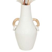 florero terracota asas mimbre