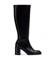 wonders para mujer i-920151215792 botas de piel mate negro 37 5 a 8cm cremallera casual