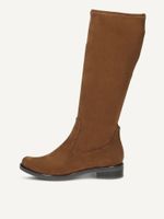 caprice boots brown made of textiles with block heel size 375