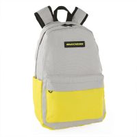 skechers s1127 mochila para portatil 14 gris-amarilla