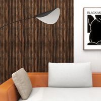 set de 6x paneles de pared 3d boxtel 195x315 cm - efecto nogal neuholz