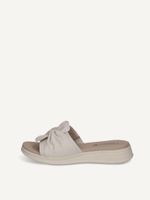caprice mule white made of leather without heel size 36