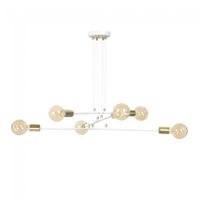 lampara de techo sives blanco 6 luces