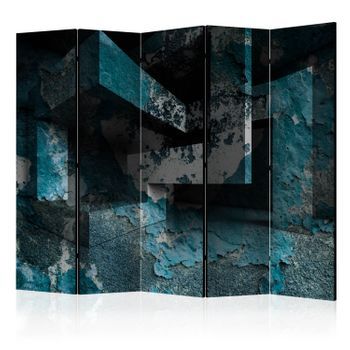 Biombo - Azure Geometry Ii (225x172 Cm)