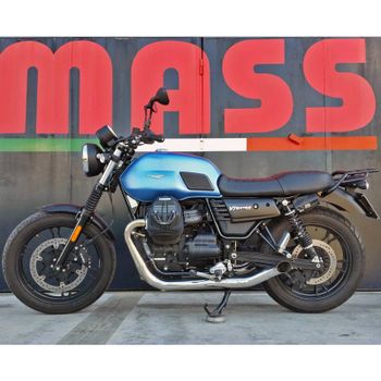 Sistema de escape Moto Guzzi V 7 i.e. Racer '17-'20 Mass Hot Rod 2-2