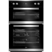 beko bxdf25300x electric double oven - stainless steel stainless steel