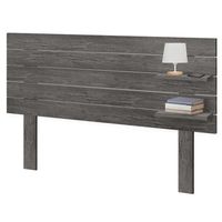 dhome cabecero con estantes de madera reciclada dm colgante pared estilo palet horizontal con patas 135x46cm cama vintage nordico 135cm ceniza madera