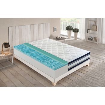 Colchón 150x200 De Espuma Viscoelástico Con Gel - 27 Cm De Alto - 9 Zonas Diferenciadas