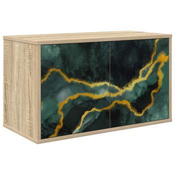 Mueble De Tv Montado En La Pared Wijhe 69 X 33 X 40 Cm Vidaxl