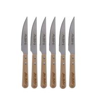 jean dubost juego de 6 cuchillos para carne - cb10a79se15311