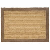 alfombra de area gris 240 x 340 cm yute vidaxl