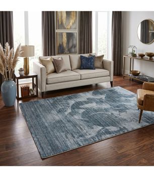 Picasso Liso - Alfombra lisa con efecto aguas