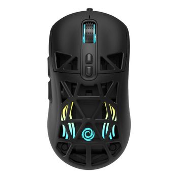 Ratón Oniverse Kryo USB tipo A 13800 DPI Negro RGB 7 Botones Ambidiestro