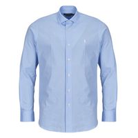 polo ralph lauren camisa manga larga camisa de corte recto en popelin microestampado para hombre