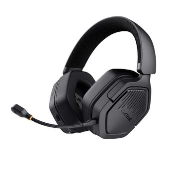 Auriculares TRUST GXT 493 Carus inalámbricos y con cable Bluetooth Gaming con micrófono negros